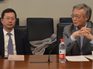 俄罗斯中国总商会周立群会长一行来访中心